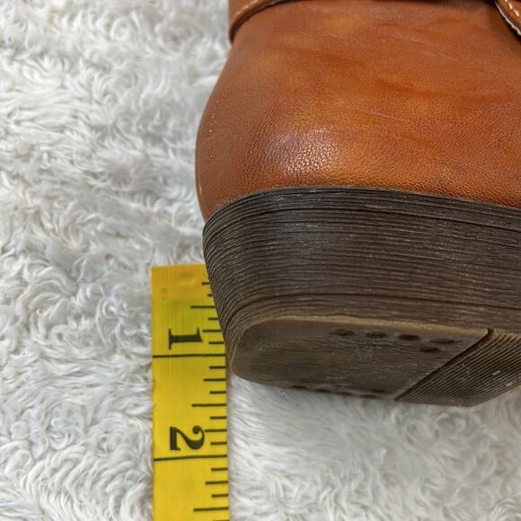 Extreme Eddie Marc faux fur lined tan Regine riding boots, size 8 - Picture 6 of 16